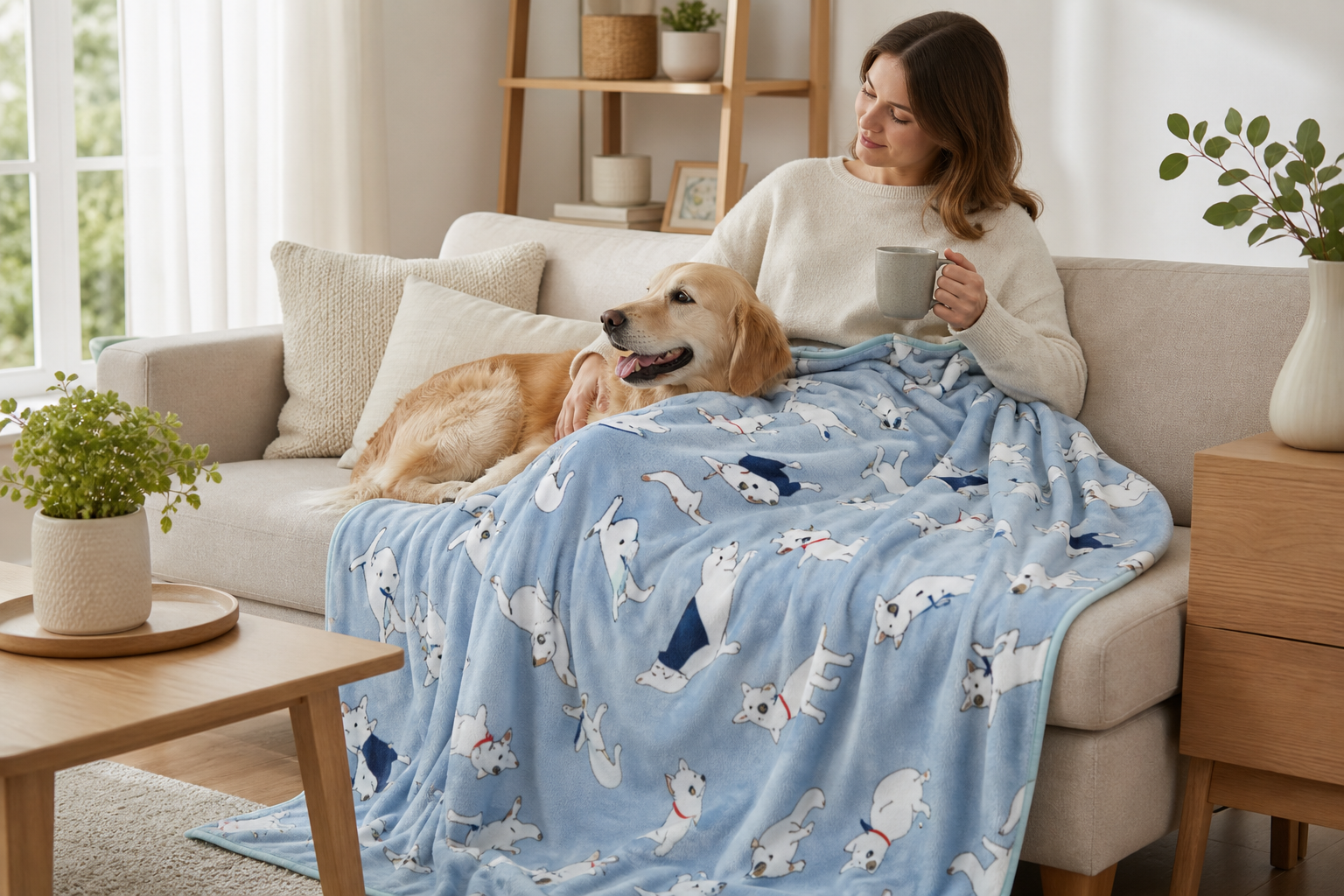 Haru Summer Flannel Blanket - Image 3