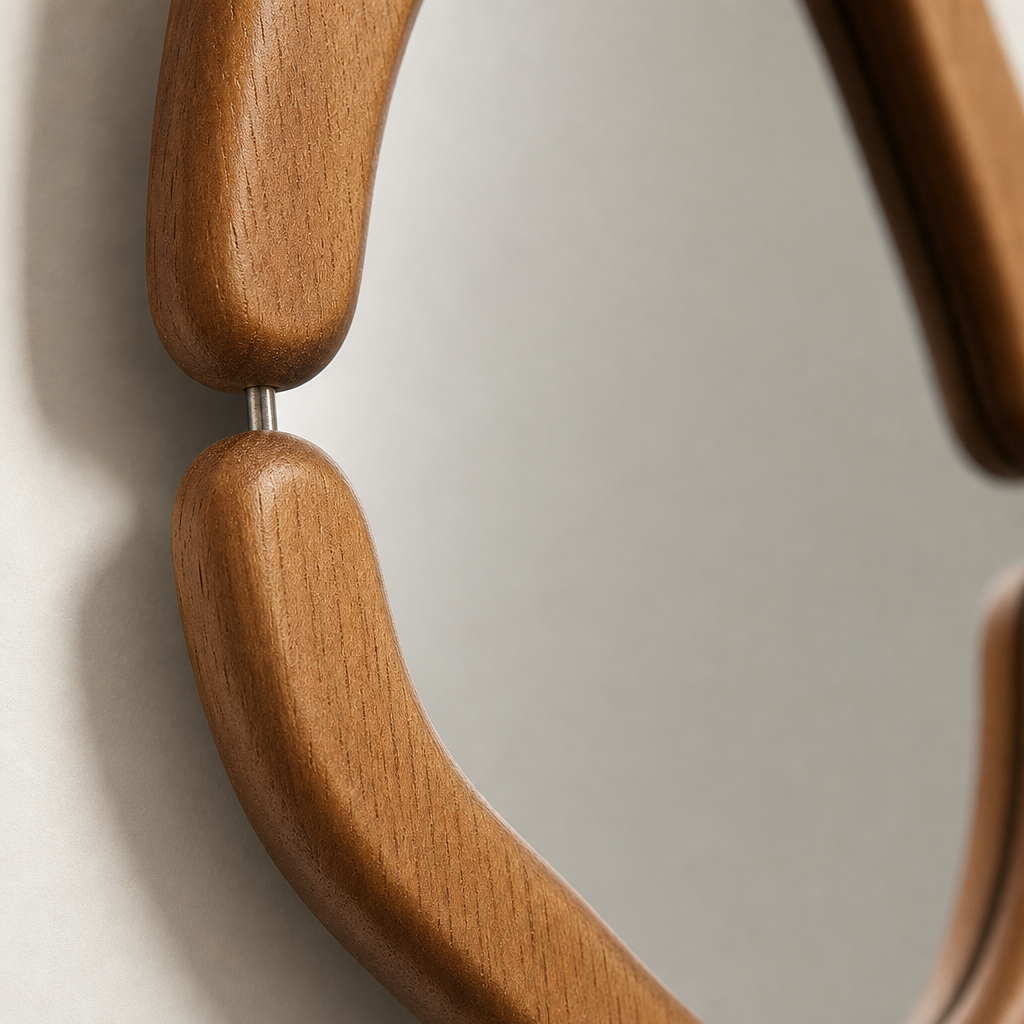 Ovalo Wooden Frame Mirror - Image 4