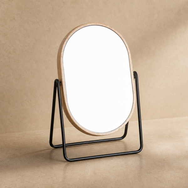 Voss Bamboo Swivel Mirror
