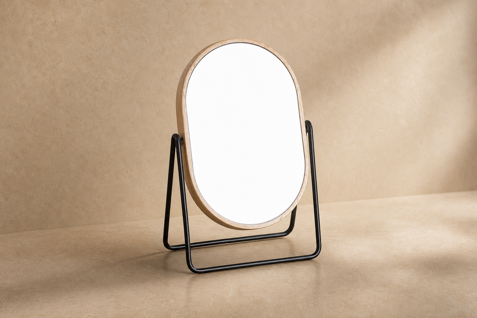 Voss Bamboo Swivel Mirror
