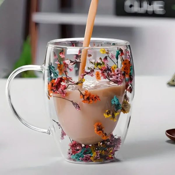 FloralGlow Glass – Mug FloralGlow Glass - Mug