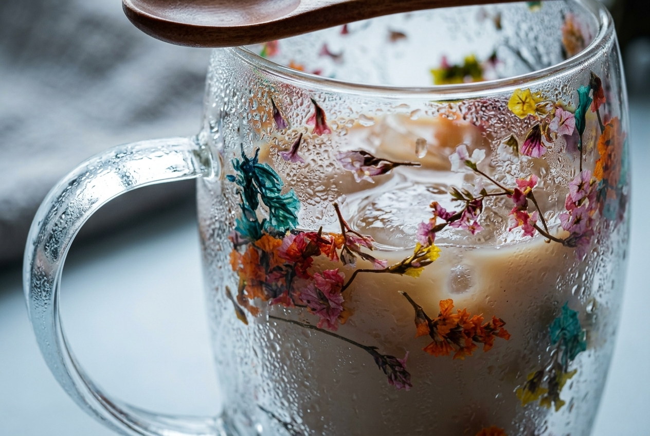 FloralGlow Glass - Mug - Image 3
